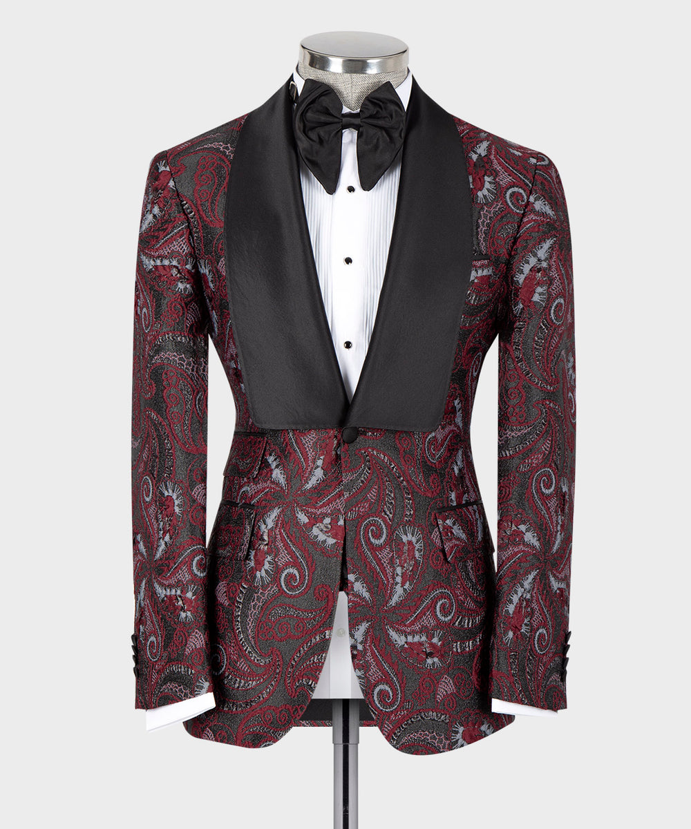 Floral Pattern Tuxedo – LABERDE